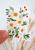 Sticker Wildflowers, Craspedia, daisies, vinyl sticker 2,16 x 3 inch