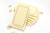 Notepad - Vintage-ticket, pastel-yellow